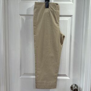 ROBELL MARIE 07 STRETCH CROPPED TROUSERS. BEIGE.